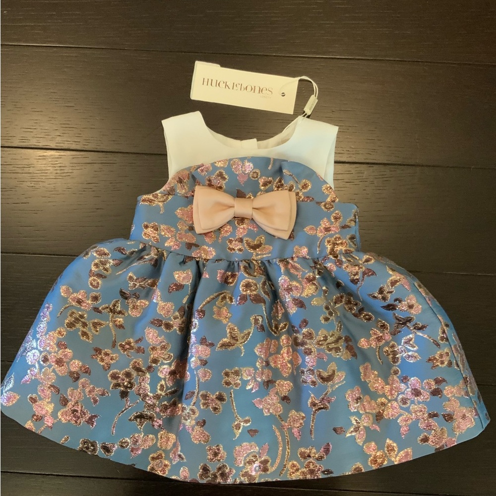 Hucklebones Dress and Bloomers Set NWT Size 3m